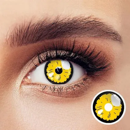 EyeLensy Veronica Yellow | 1 Year
