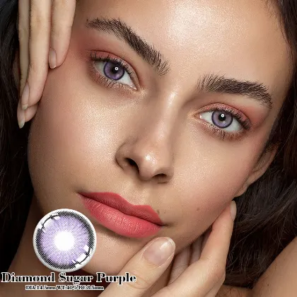 EyeLensy Diamond Sugar Purple | 1 Year